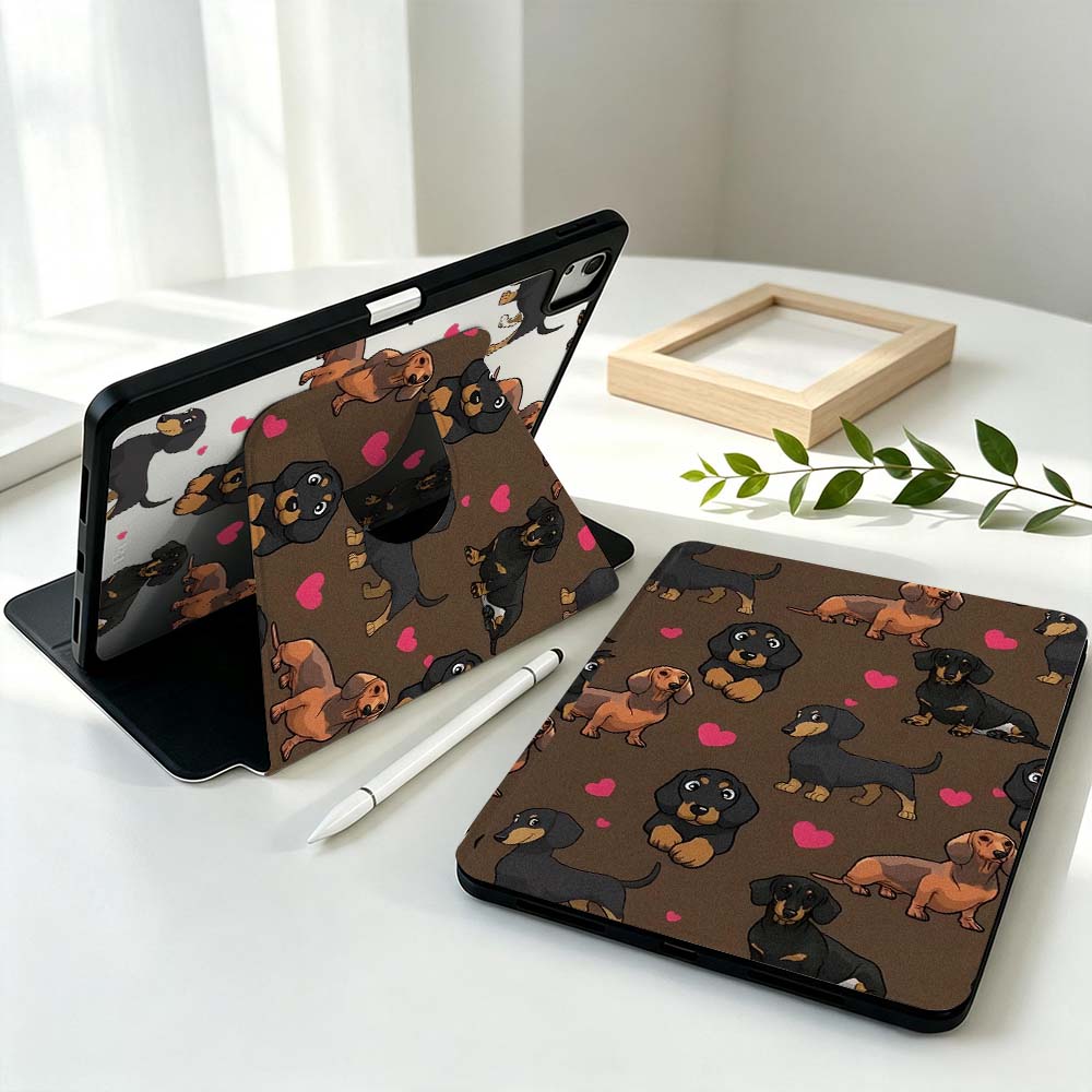 Samsung Tablet S11 Accessories - Cartoon-Dackel-Herz für Samsung Galaxy Tab S11