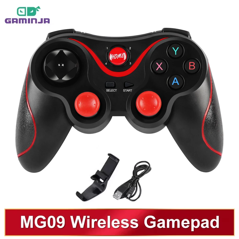 Tablet Accessories For Gaming - GAMINJA Drahtloses Bluetooth-Gamepad, PC-Spiel-Controller, Gaming-Joystick für