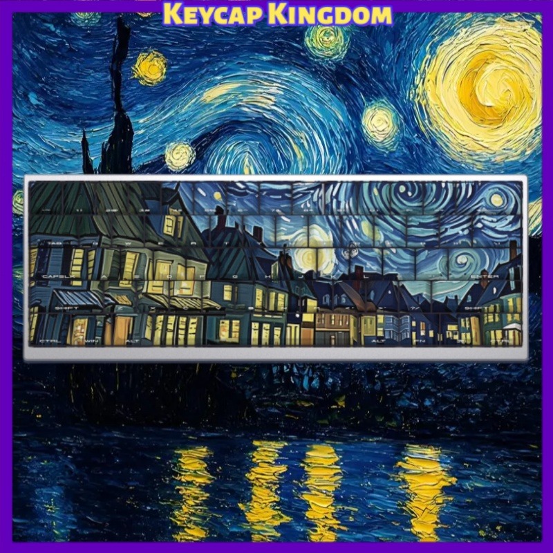 Tablet Accessories For Gaming - Van Gogh Sternenhimmel-Thema Tastenkappen für Mechanische
