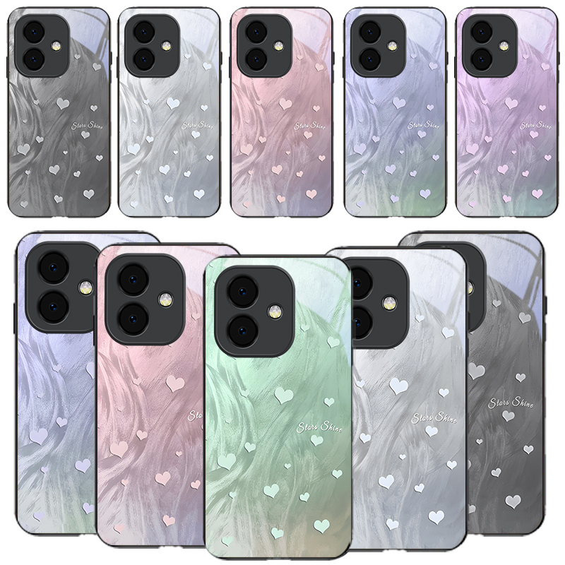 Oppo A78 - Im Dunkeln leuchtende Glashülle für Oppo