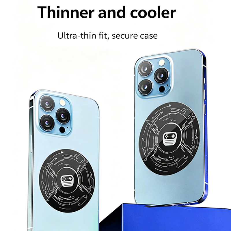 Accessories For Android Tablet - Ultradünner Eisenring-Aufkleber Magnetisches Zubehör für Telefonkühler