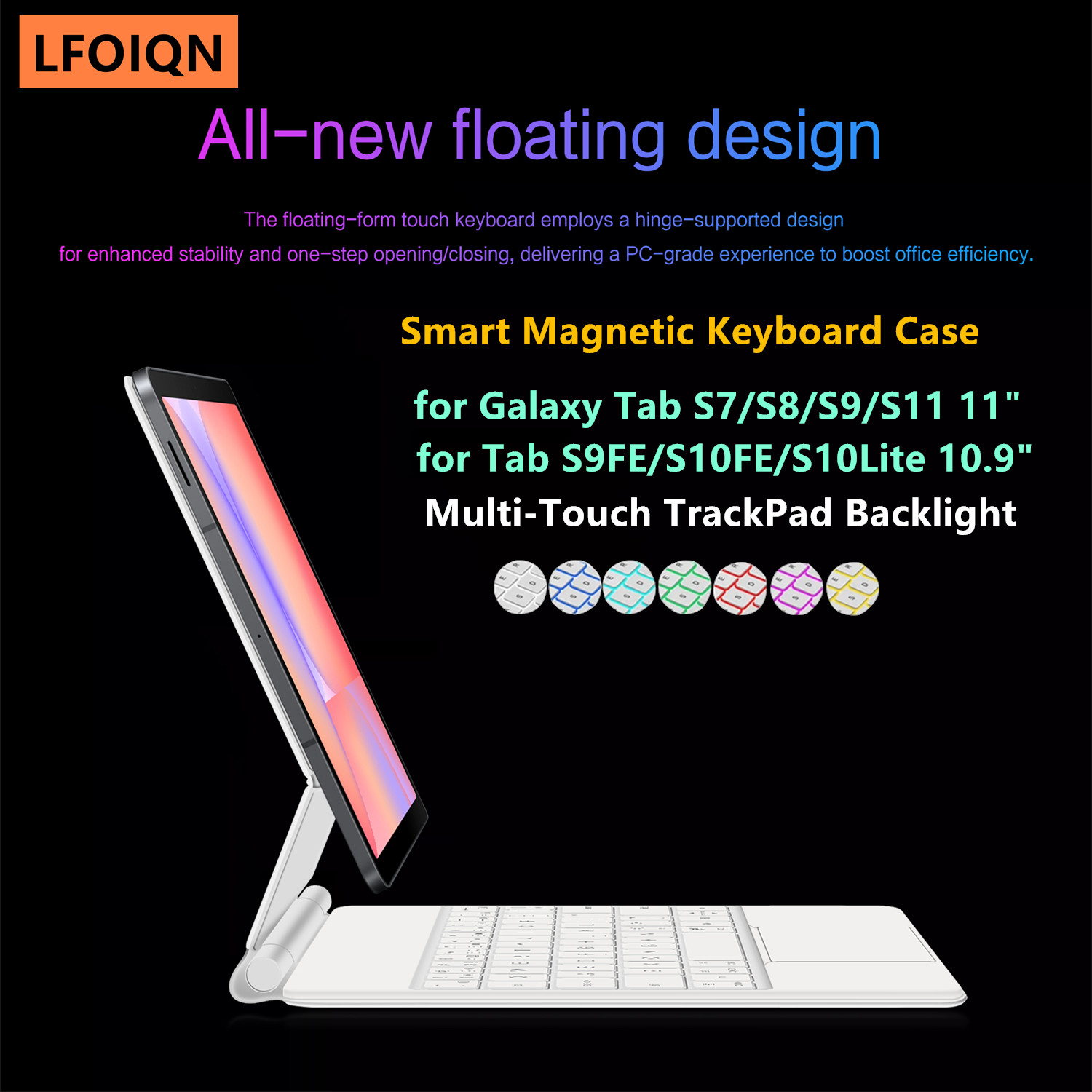 Tablet Accessories Samsung - LFOIQN Magic Keyboard für Samsung Galaxy