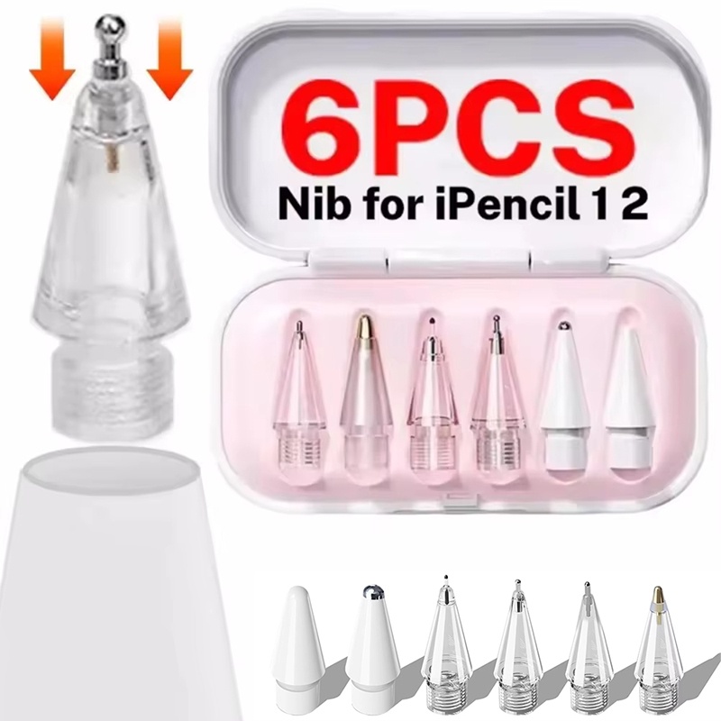 Tablet Drawing Accessories - 6 Stück austauschbare Stylus-Stiftspitzen für Apple