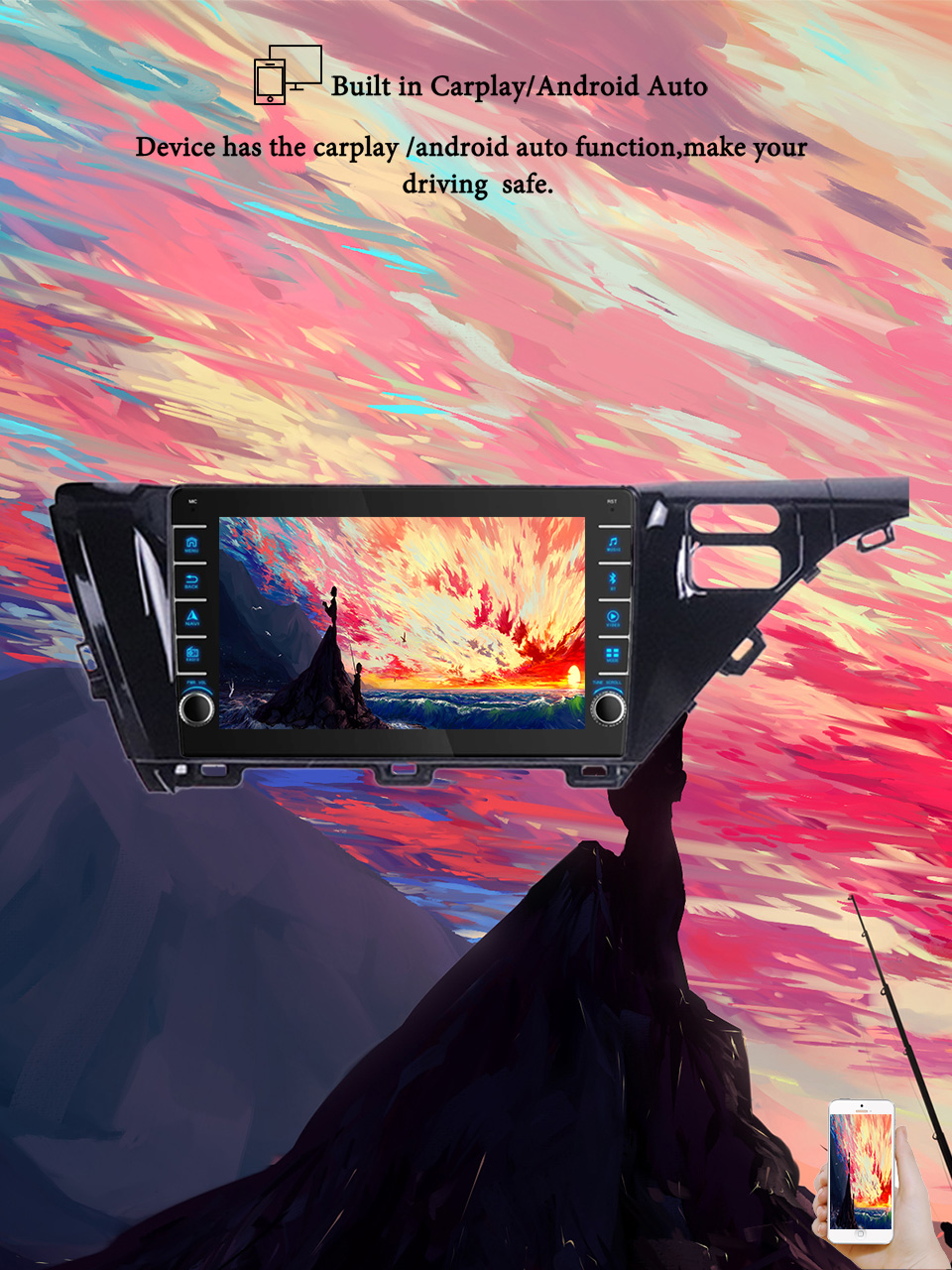 Tablet Danish Mobile & Accessories Faisalabad - 8G+128G Android 14 Für Toyota Camry