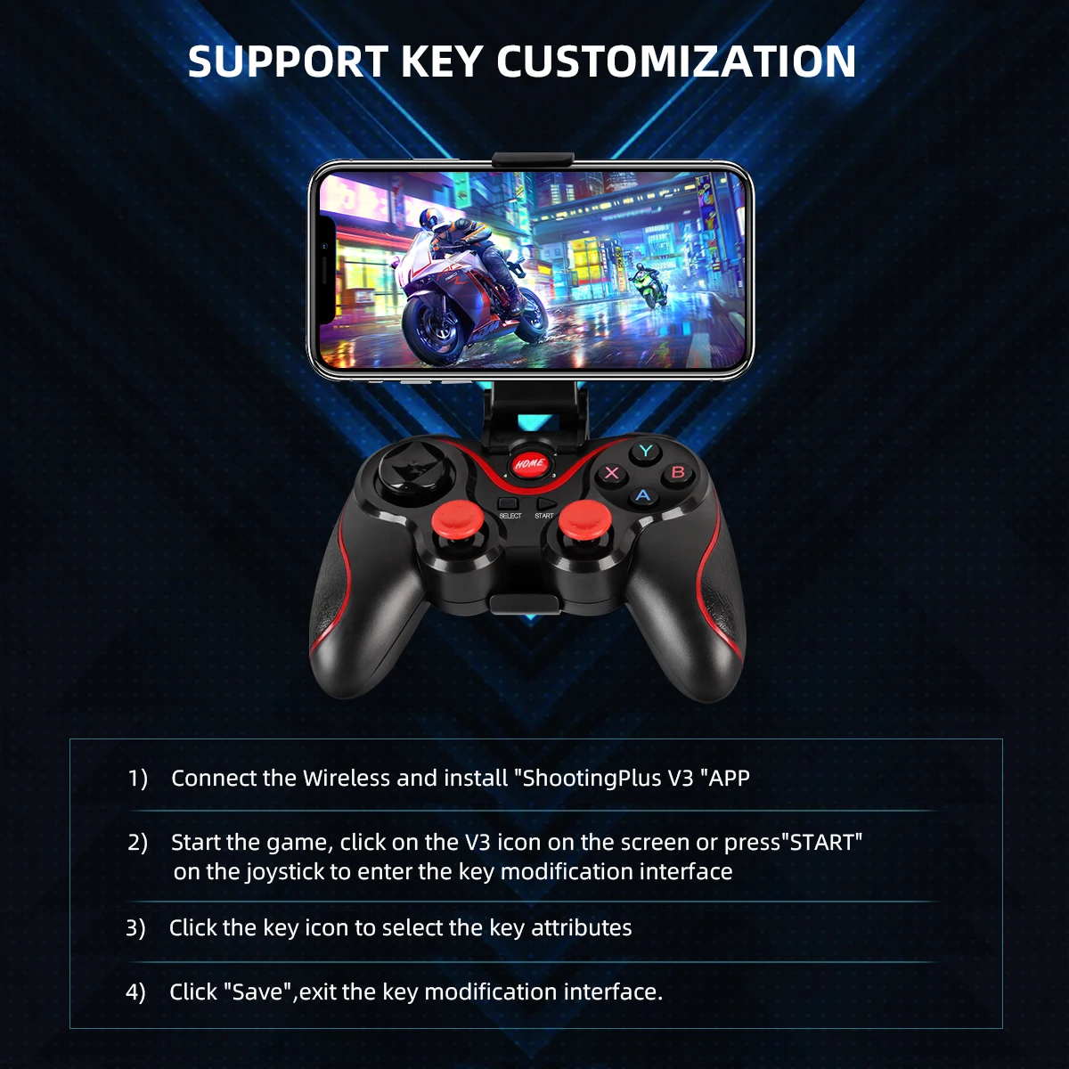 GAMINJA Drahtloses Bluetooth-G – Tablet Accessories For Gaming Bewertung und Preis
