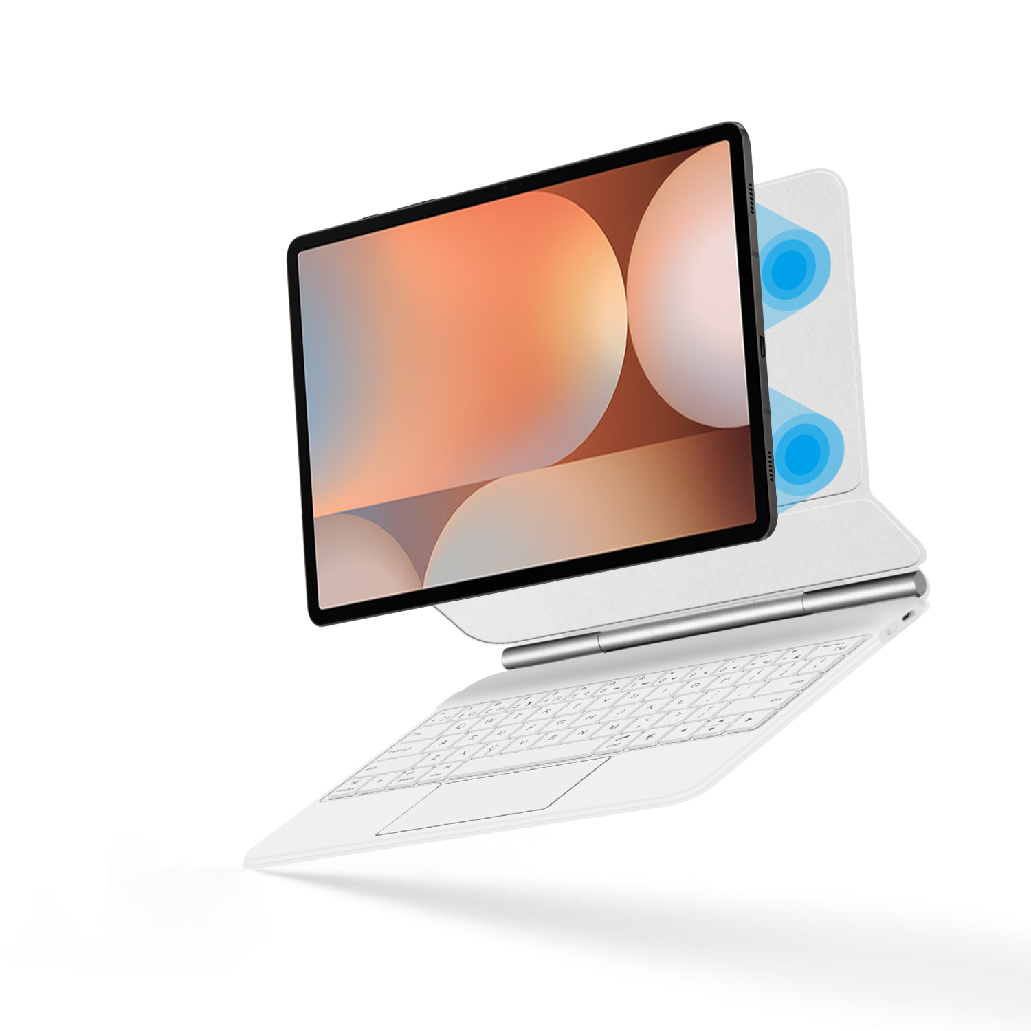 Magische Tastatur für Samsung  – Samsung Tablet S10 Accessories Bewertung und Preis