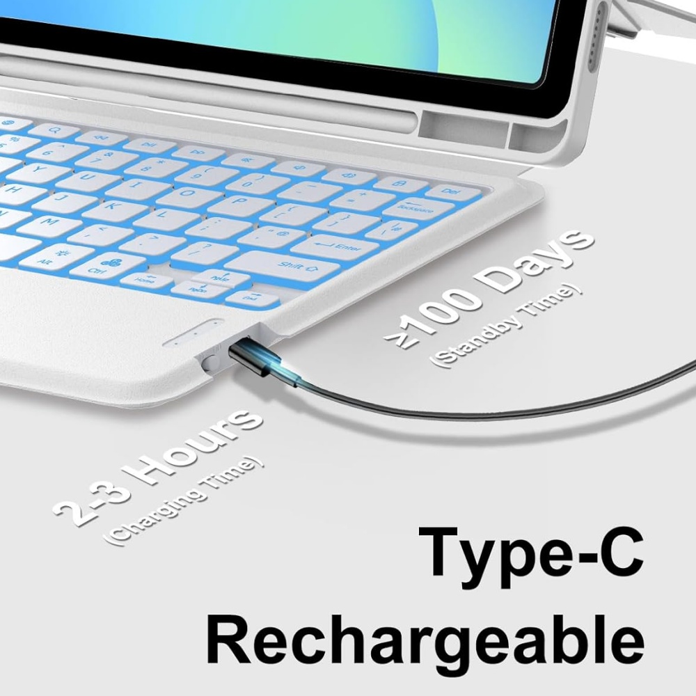 Abnehmbare Hülle mit Tastatur  – Samsung Tablet S11 Accessories Bewertung und Preis