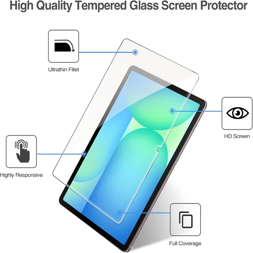 2 Stück 9H Gehärtetes Glas Tab – Samsung Tablet S10 Accessories Bewertung und Preis