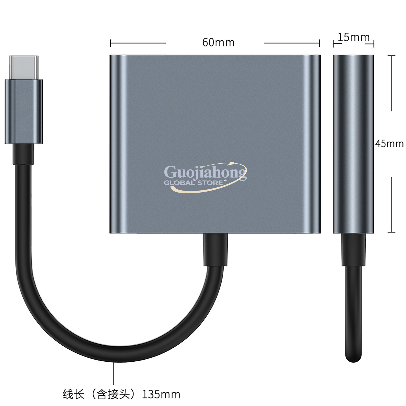 Grenzüberschreitende USB-C-zu- – Usb Hub Type C Bewertung und Preis
