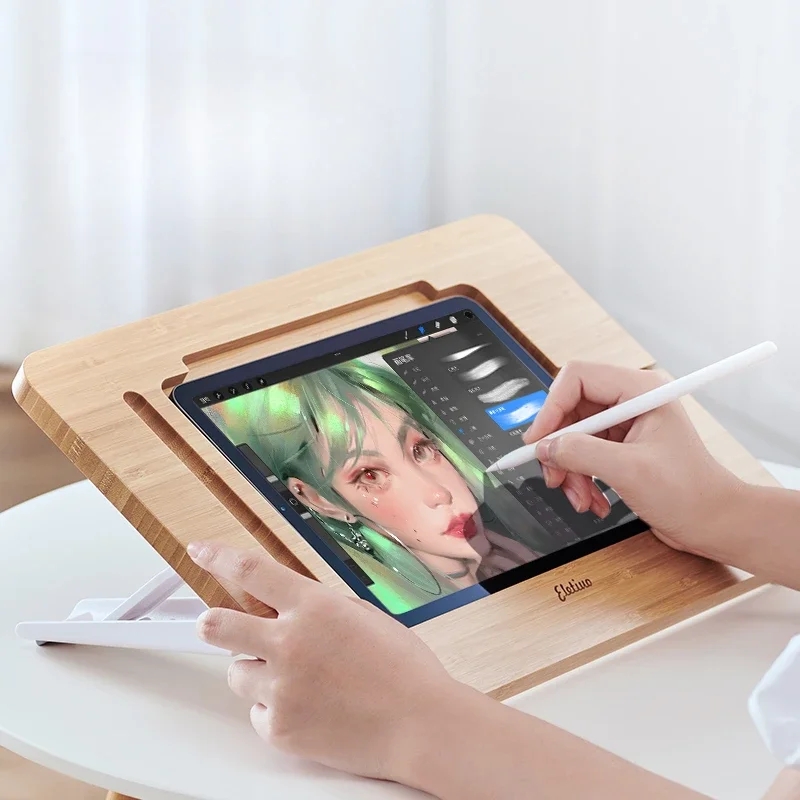 Malhalterung aus Holz für den  – Tablet Drawing Accessories Bewertung und Preis