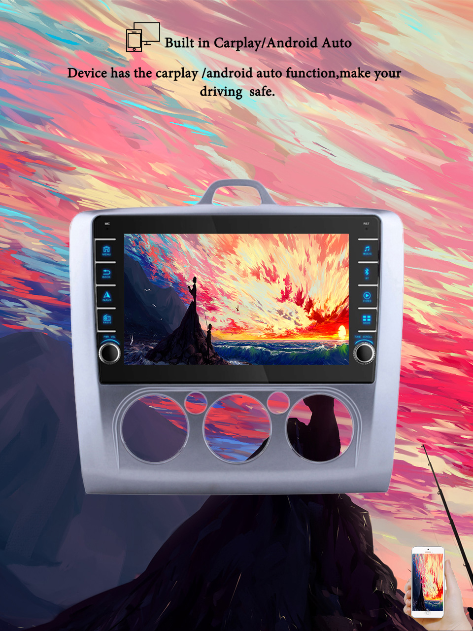 8G + 128G Android 14 Für Ford  – Tablet Danish Mobile & Accessories Faisalabad Bewertung und Preis